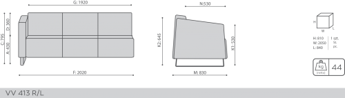 Element Moduły Bejot VOO VOO VV 413 L/R