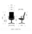 Fotel Konferencyjny Profim VIOLLE 130F