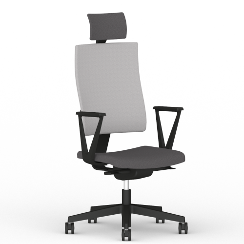 Fotel Obrotowy Nowy Styl 4ME-BL-HRUA-SOFT-SEAT-ESP