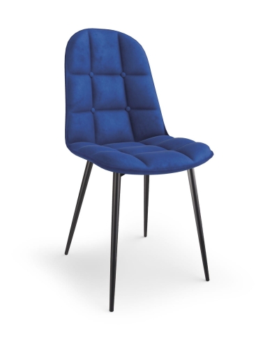 K417 krzesło Halmar granatowy velvet