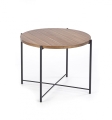 Stolik Halmar TANAKA jasny orzech / czarny