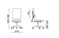 Fotel Obrotowy Nowy Styl  4ME-W-SOFT-SEAT-SFB1