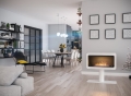 biokominek Infire z certyfikatem TUV INECCO white
