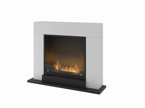 biokominek Infire z certyfikatem TUV INPORTAL 2 white