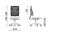 Fotel Obrotowy Nowy Styl 4ME-MESH-W-SOFT-SEAT-SFB1