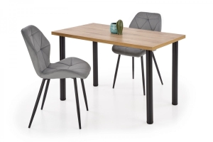 MODEX 2 120 stół Halmar kolor blat - dąb wotan, nogi - czarny 
