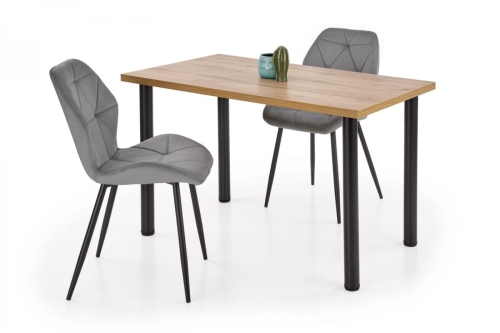 MODEX 2 120 stół Halmar kolor blat - dąb wotan, nogi - czarny 
