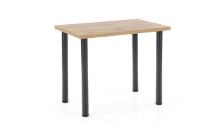 MODEX 2 90 stół Halmar kolor blat - dąb wotan, nogi - czarny 