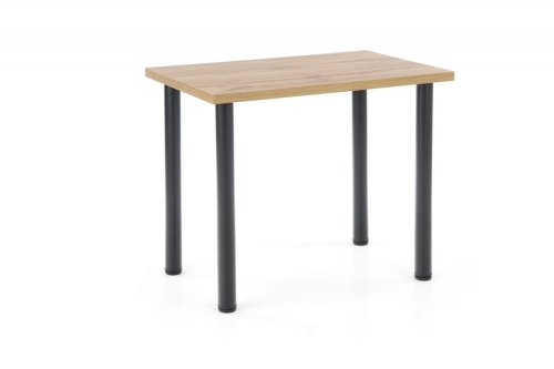 MODEX 2 90 stół Halmar kolor blat - dąb wotan, nogi - czarny 