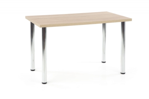 MODEX 120 stół Halmar kolor blat - dąb sonoma, nogi - chrom 