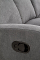 OSLO 3S sofa 3S Halmar ciemny popiel