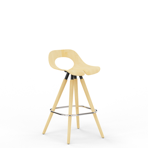 Hocker Nowy Styl TAUKO HOCKER 4L LWM LB WOOD