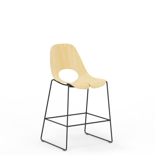 Hocker Nowy Styl TAUKO HOCKER CFS‐ROD WOOD SEAT PLUS