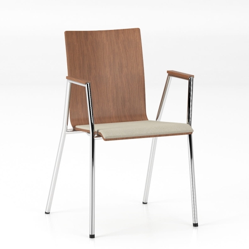Krzesło Konferencyjne Nowy Styl CADEIRA 4L-ARM SEAT PLUS