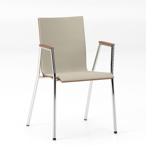 Krzesło Konferencyjne Nowy Styl CADEIRA 4L-ARM NF-PP B PLUS