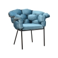 Fotel metalowy DomArtStyl CHERRY Black