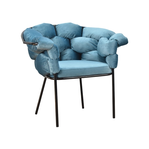 Fotel metalowy DomArtStyl CHERRY Black