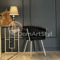 Fotel Metalowy DomArtStyl LARISSA Silver