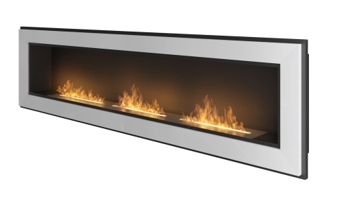 biokominek Infire FRAME 1800 White (z szybą)