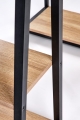 B44 biurko Halmar dąb sonoma / czarny 