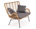 IKARO XL sofa Halmar naturalny-popiel 