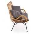IKARO XL sofa Halmar naturalny-popiel 