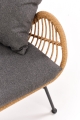 IKARO XL sofa Halmar naturalny-popiel 