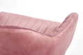 FRESCO fotel Halmar młodzieżowy różowy velvet 