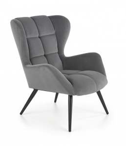 TYRION fotel wypoczynkowy popielaty