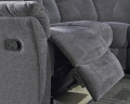 LAHTI sofa Halmar ciemny popiel 