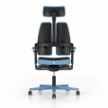 fotel biurowy gamingowy Nowy Styl XiliumG blue edition