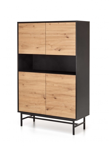 MURANO KM-3 komoda Halmar dąb artisan/czarny