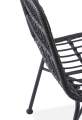 K401 krzesło Halmar czarny / popielaty 