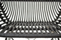 K335 krzesło Halmar  rattan czarny