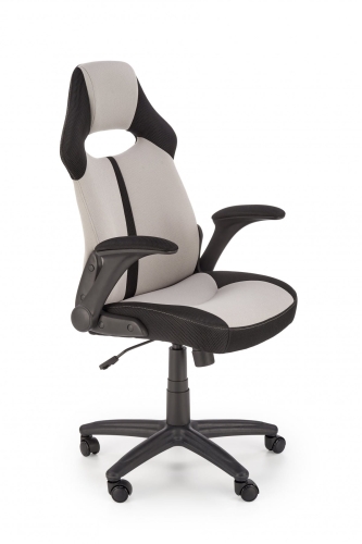 BLOOM fotel gabinetowy popielaty / czarny 