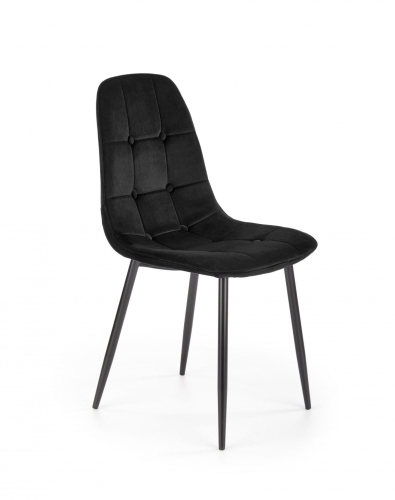 K417 krzesło Halmar czarny velvet