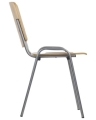 Krzesło konferencyjne metalowe XR MAESTRO alu buk 