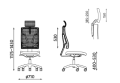 Fotel Obrotowy Nowy Styl 4ME-MESH-BL-SOFT-SEAT-HRMA-SFB1